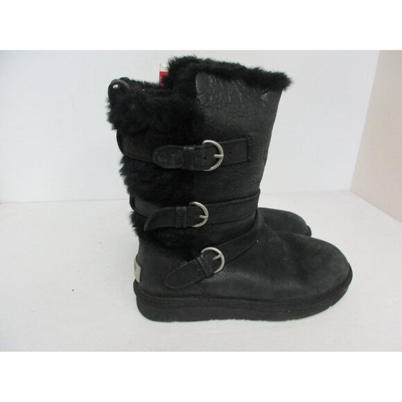 Ugg Women's 1005380 Australia Becket Black Size 6 USED!!!! - Picture 3 of 4
